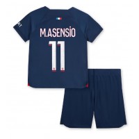 Paris Saint-Germain Marco Asensio #11 Koti Peliasu Lasten 2023-24 Lyhythihainen (+ Lyhyet housut)